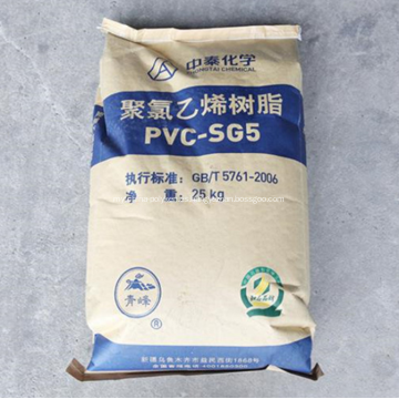 Calificación de tubería Zhang Tai PVC Resina SG5